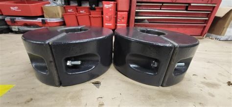 bobcat skid steer wheel weights